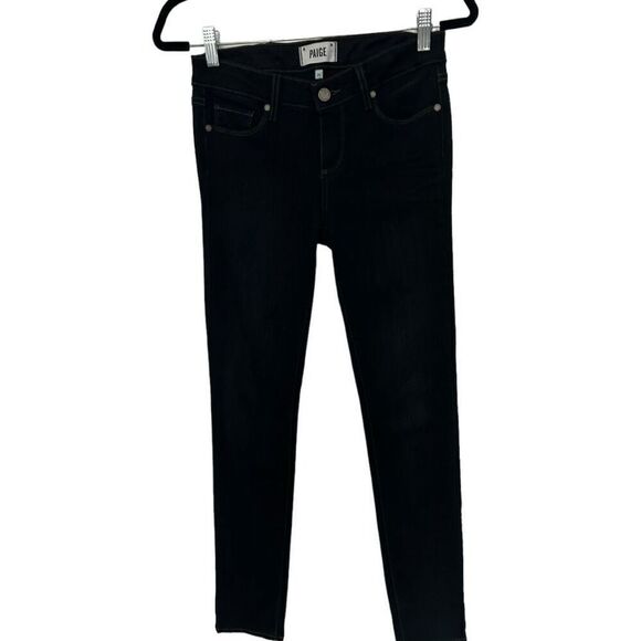 PAIGE Skyline Skinny Dark Wash Women's Jeans Size 25 Classic Versatile Staple - Picture 1 of 14